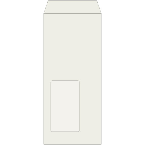 【在庫限り】長4窓2号　ナチュラルカラーグレイ　80g　サイド貼　郵便枠なし