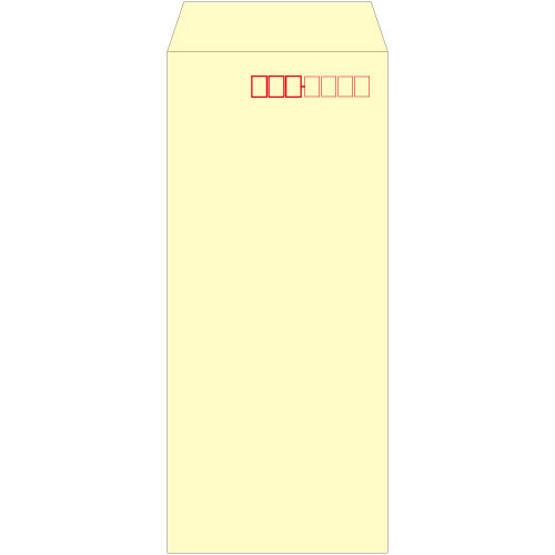 長4　ナチュラルカラークリーム　80g　サイド貼　郵便枠付き