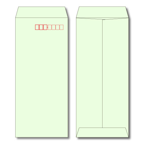 【在庫終了】長4　ナチュラルカラーウグイス　80g　中貼　郵便枠付き