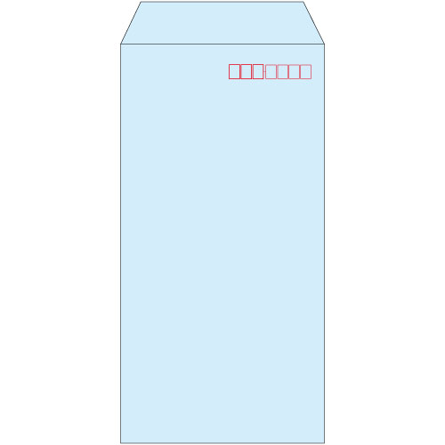 長3　ナチュラルカラーブルー　80g　中貼　郵便枠付き　エルコン付き