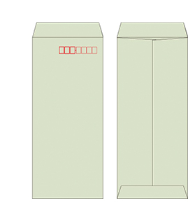 カラークラフト封筒　グレイ
